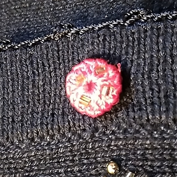 Arriviste  large Christmas 🎄 sweater cardigan - Picture 6 of 6